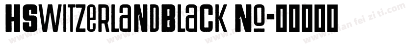 HSwitzerlandBlack No字体转换